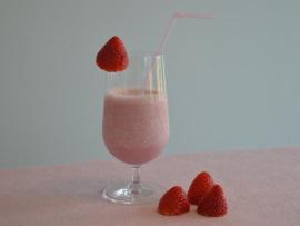 Jordbærmilkshake