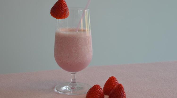 Opskrift jordbærmilkshake